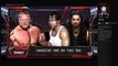 WWE RAW 2016 Brock Lesnar vs. Dean Ambrose & Roman Reigns