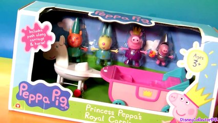 Princess Peppa Pig Royal Carriage Playset With Sir George Nickelodeon Play Doh Disney Frozen Dolls