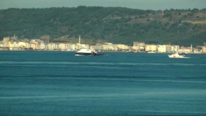 Rus Askeri Gemisi Çanakkale Boğazı'ndan Geçti