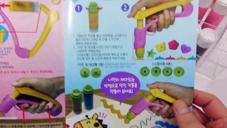 How To Make Cream Doh Drawing 24 Full Colors Artist Set DIY 24가지 무지개 칼라 크�