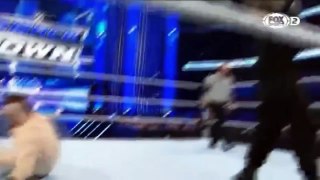WWE SMACKDOWN 31/12/15 ROMAN REIGS Y DEAN AMBROSE VS KEVIN OWENS Y SHEAMUS