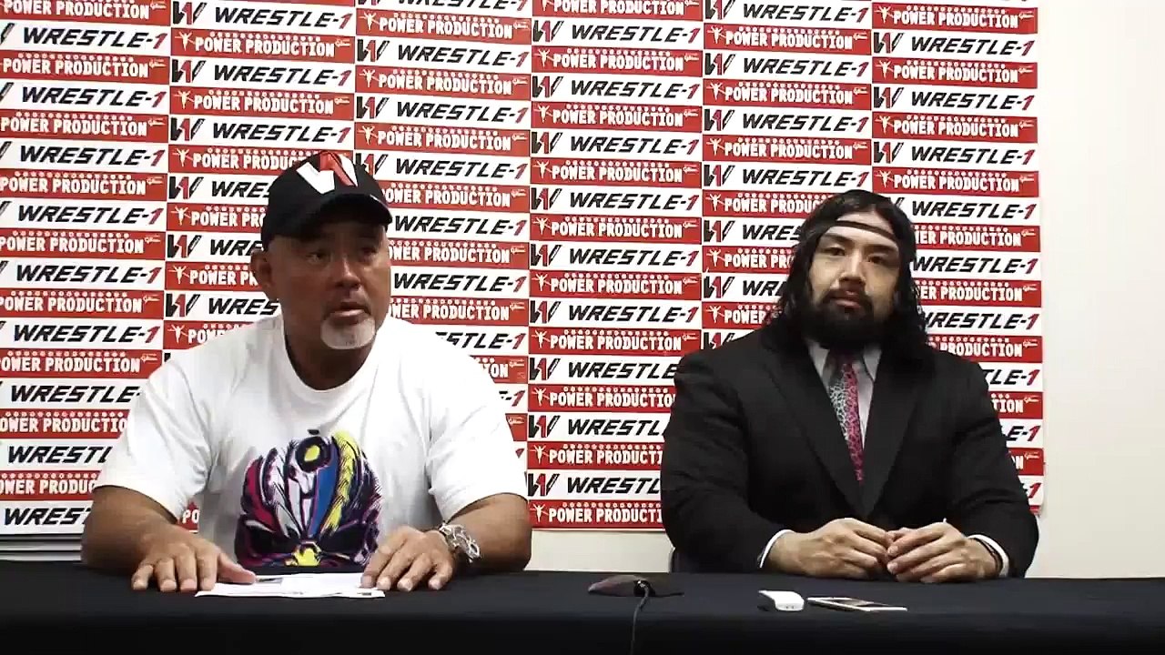 2014年8月8日（金） 征矢 学選手【WRESTLE 1】入団発表記者会見