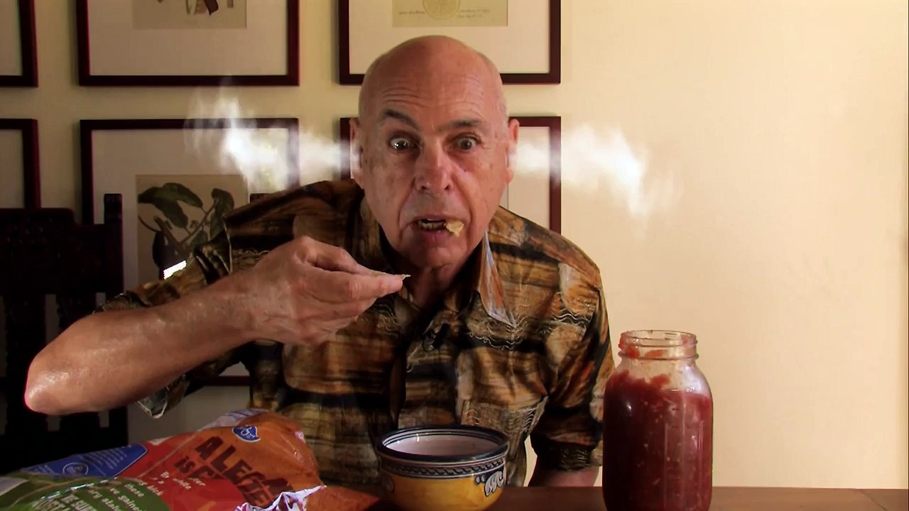 Man has Smoking Ears after trying Salsa!