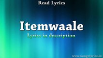 Itemwaale (Tere Bin Laden 2_ Dead Or Alive) - Full Song Lyrics - Ram Sampath