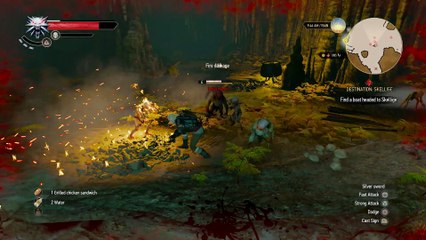 THE WITCHER 3 WALKTHROUGH PART 62 - CAVE