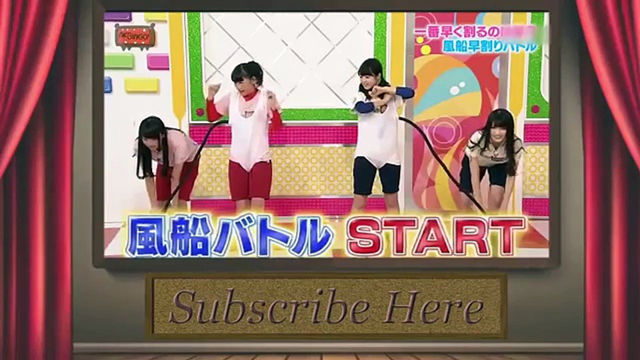 Japanese Game Show ★ Girls popping balloons ★ Funny Videos (Funny Videos 720p)