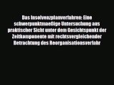 [PDF] Das Insolvenzplanverfahren: Eine schwerpunktmaeßige Untersuchung aus praktischer Sicht