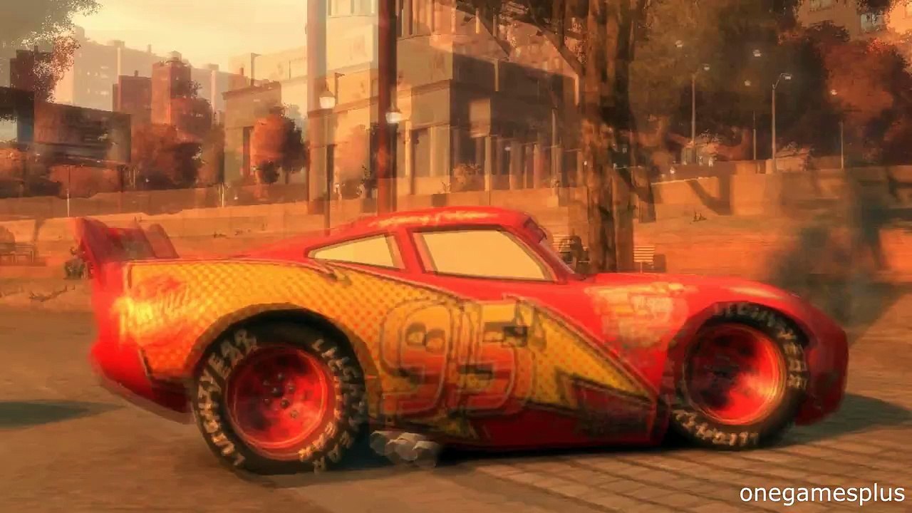 ROTTERDAM TOWER TAKE 3 JUMP Lightning McQueen car disney pixar car by onegamesplus