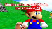 super mario 64 bloopers  Who let the chomp out