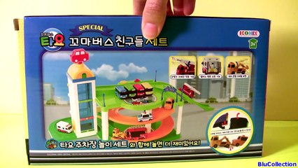 Tayo the Little Bus Mini Cars Toys & Tow Truck - тайо маленький автобус Игрушки - 타요 꼬마버스 타요 중앙차고지