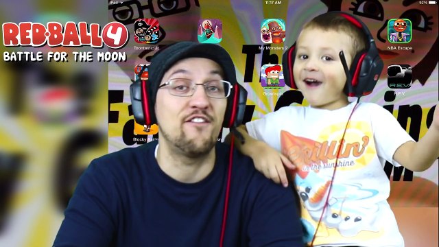 REDBALL 4 is BACK! Chase & Dad go to SPACE 2 Battle for the Moon Levels 46-55 (Part 7 Gameplay)