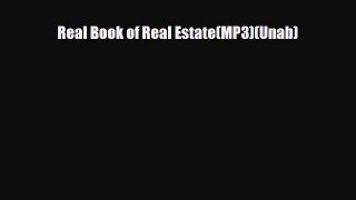 [PDF] Real Book of Real Estate(MP3)(Unab) Download Full Ebook