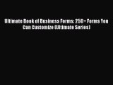 [PDF] Ultimate Book of Business Forms: 250  Forms You Can Customize (Ultimate Series) [Read]