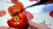 Птица из помидора. Украшения из помидора. Украшения из овощей. Decoration Of Vegetables