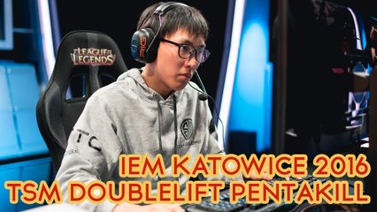 IEM Katowice 2016: TSM Doublelift Pentakill