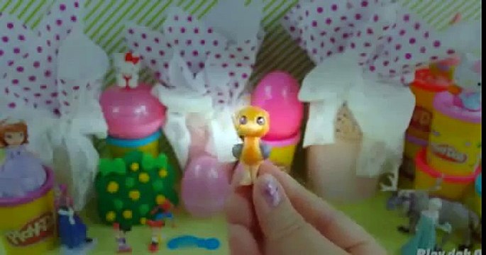 kinder surprise violetta Minnie Kinder surprise eggs Peppa pig Frozen MLP Play doh egg FULL EPISODE