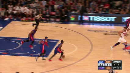 Andre Drummond Dunks Over the Defense