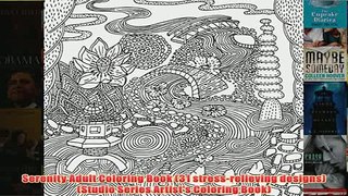 Download PDF  Serenity Adult Coloring Book 31 stressrelieving designs Studio Series Artists FULL FREE