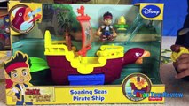 GIANT EGG SURPRISE OPENING Disney Toys Jake and the Neverland Pirates Kinder Egg Kids Video