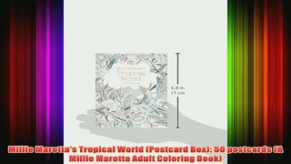 Download PDF  Millie Marottas Tropical World Postcard Box 50 postcards A Millie Marotta Adult FULL FREE