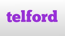 telford meaning and pronunciation