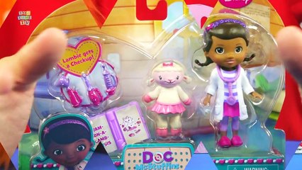 Doc McStuffins Physician and Lambie Toy Figure Playset Review [Disney jr]