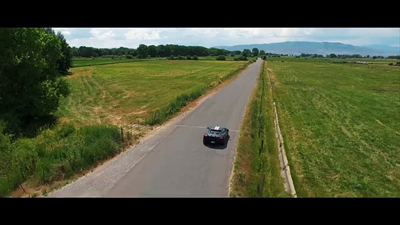 Drone vs. Lamborghini Drag Race