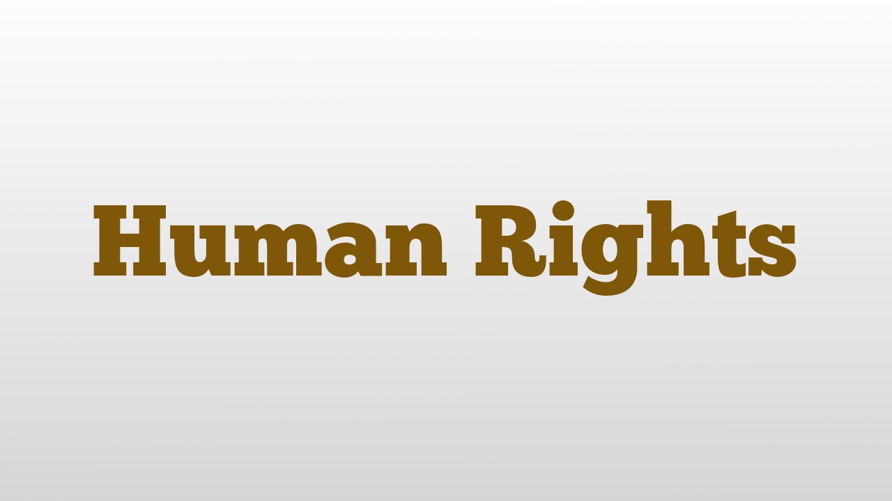 Human Rights meaning and pronunciation