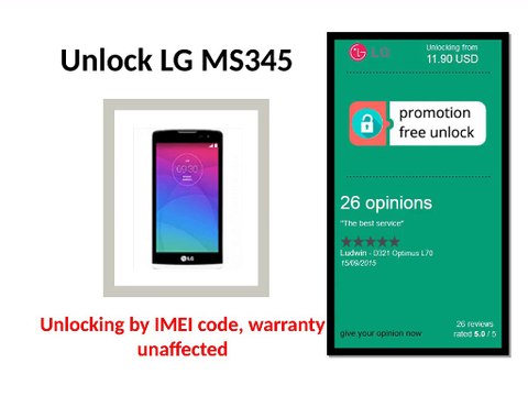 Unlock LG MS345| Unlock All LG Models IMEI Code| No Damage
