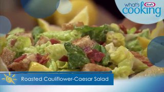 Roasted Cauliflower-Caesar Salad