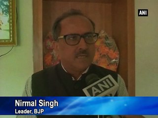 J&K govt. should be formed without any delay: BJP