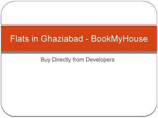 Flats in Ghaziabad - BookMyHouse