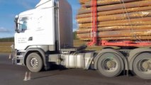 Самый тяжелый лесовоз в мире - 104 тонны - The heaviest timber truck in the world - 104 tons