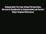 [PDF] Comparative Tort Law: Global Perspectives (Research Handbooks in Comparative Law Series)