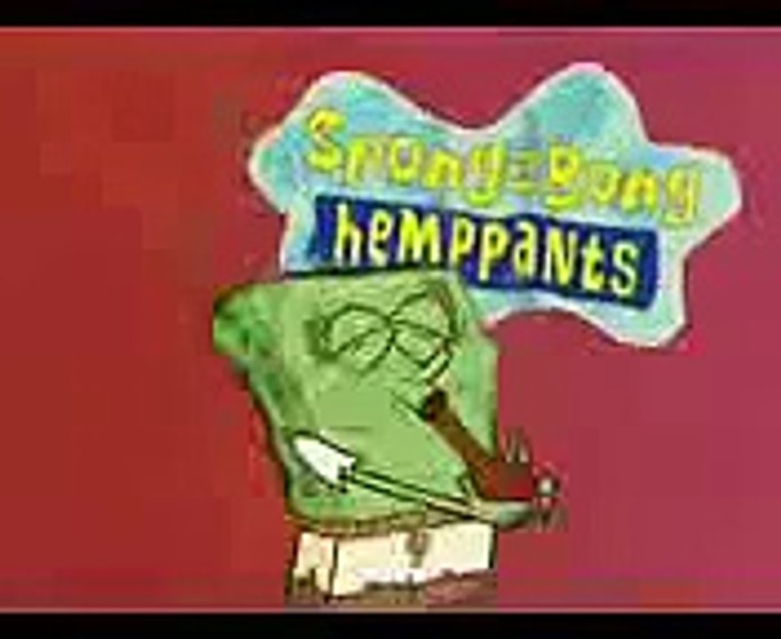 Speedy Version Spongebob Spongebong Hemppants half