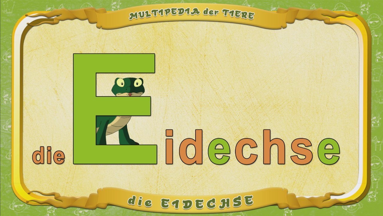 Multipedia der Tiere. Buchstabe E - die Eideche