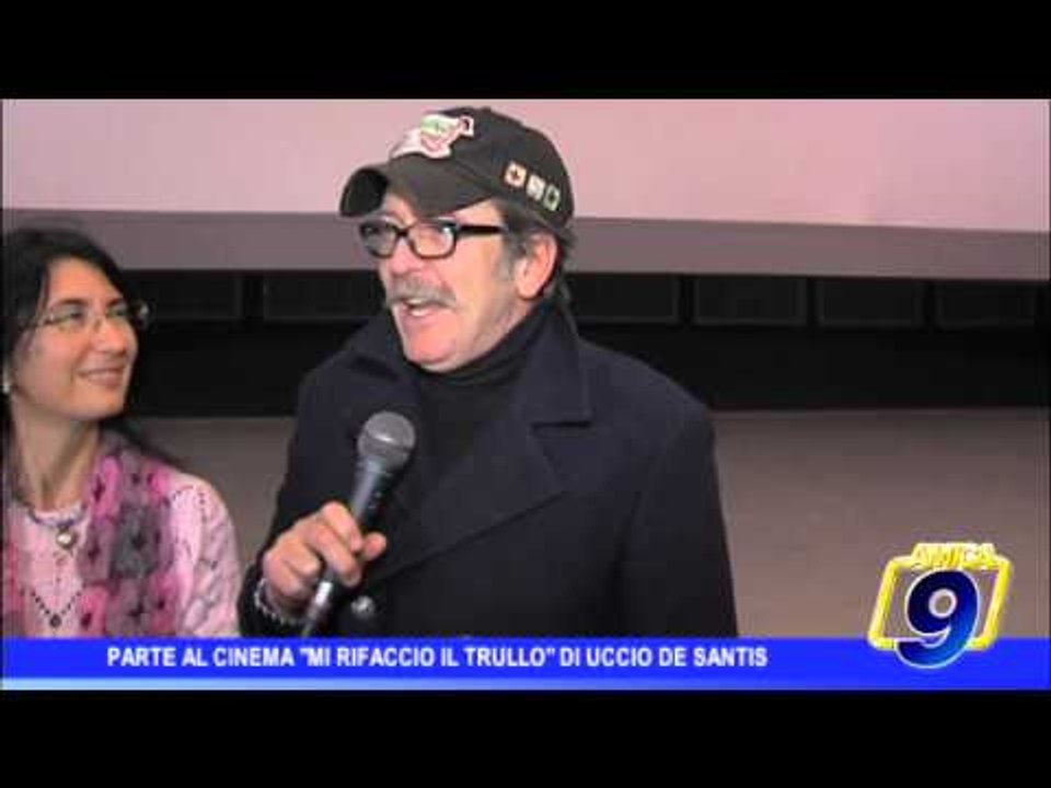 Parte nei cinema Mi rifaccio il trullo, Uccio De Santis a Barletta