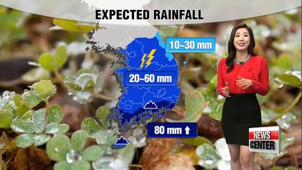 Rainy Saturday, yellow dust on Sunday