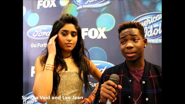 Sonika Vaid and Lee Jean American Idol 15 Top 8 Week