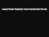 Download Lonely Planet Thailand: Travel Survival Kit (7th ed) PDF Book Free
