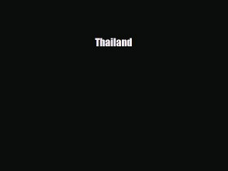 PDF Thailand PDF Book Free