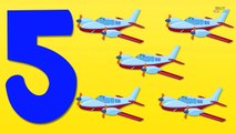 Counting Airplanes | Learn numbers from 1 to 8