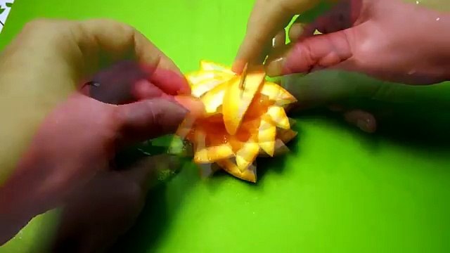 Украшения из апельсина! Decoration of orange! Украшения из фруктов! Decoration of fruits! (3)