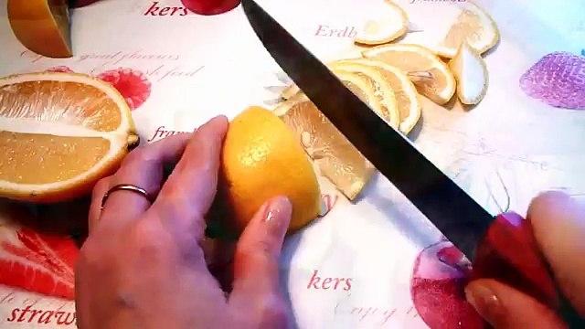 Украшения из лимона Елочка ! Decoration of lemon! Decoration of fruit!