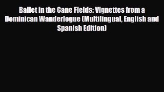 PDF Ballet in the Cane Fields: Vignettes from a Dominican Wanderlogue (Multilingual English