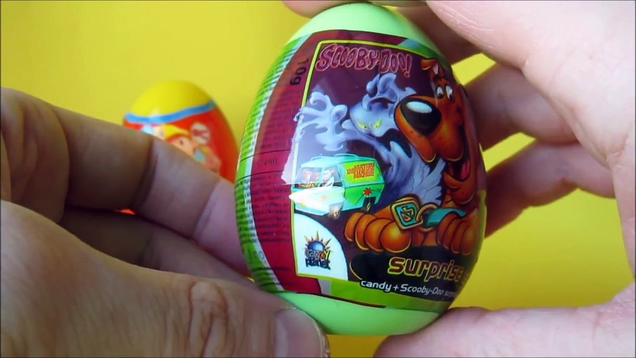 3 Surprise eggs - Thomas and Friends, Bob The Builder, Scooby-Doo / jajka z niespodzianką /unboxing