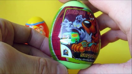 3 Surprise eggs - Thomas and Friends, Bob The Builder, Scooby-Doo / jajka z niespodzianką /unboxing