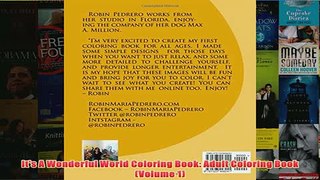 Download PDF  Its A Wonderful World Coloring Book Adult Coloring Book Volume 1 FULL FREE