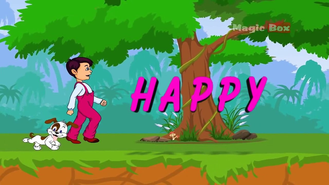 I Am Happy English Nursery Rhymes Cartoon/Animated Rhymes For Kids