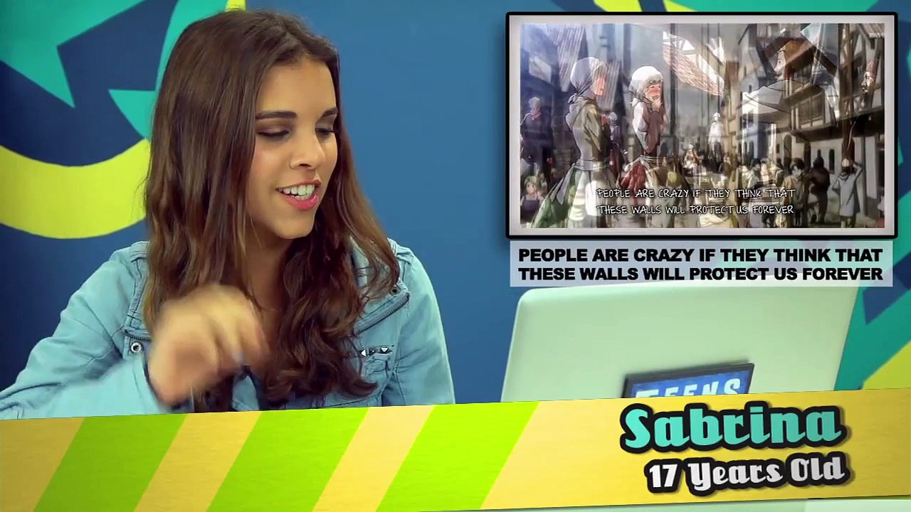 TEENS REACT TO ATTACK ON TITAN